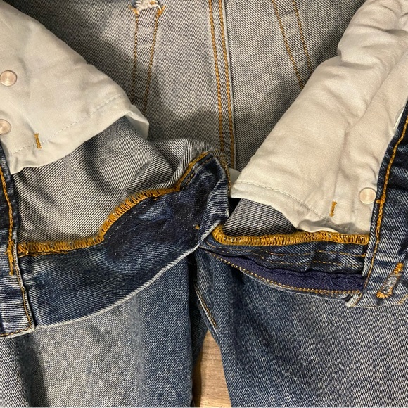 Zara The Real High Rise Straight Leg Full Length Jeans - Picture 8 of 10